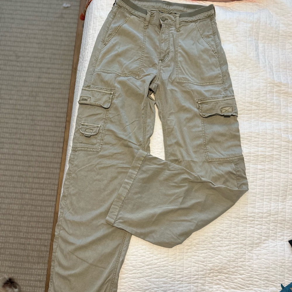 American Eagle Outfitters Green Straight Leg Pants